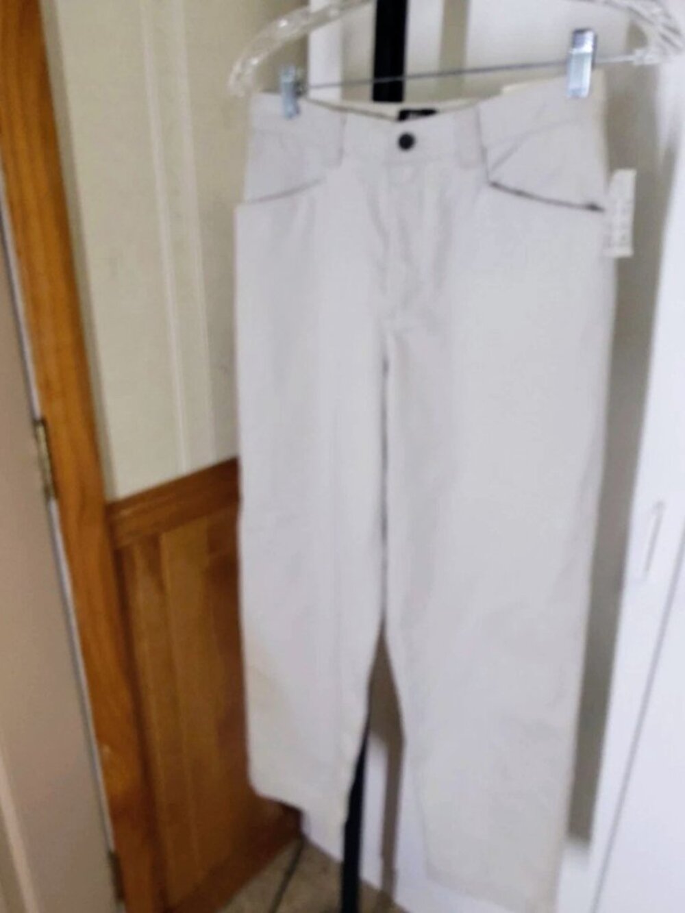 Lee Casual Light Beige High-Rise Straight Leg Chino Pants Size 6P